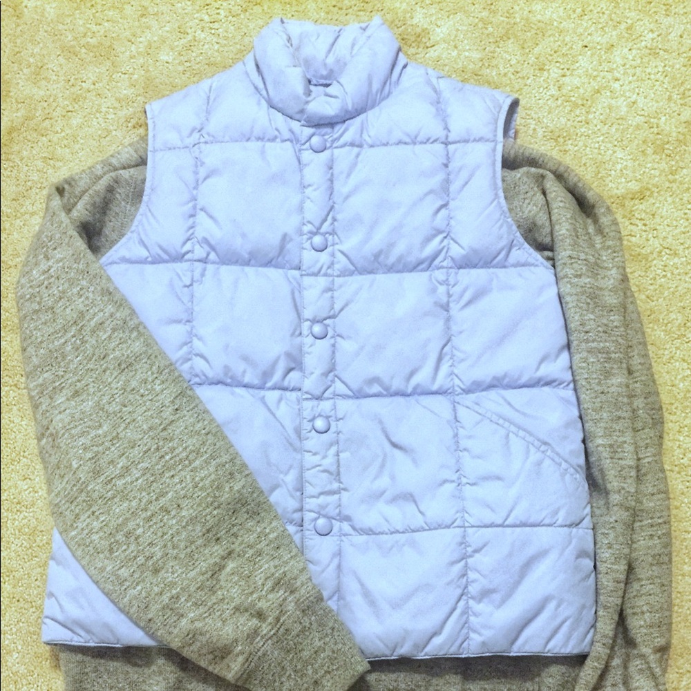 Lands’ End Sky Blue Puffer Vest - Size M (EUC)